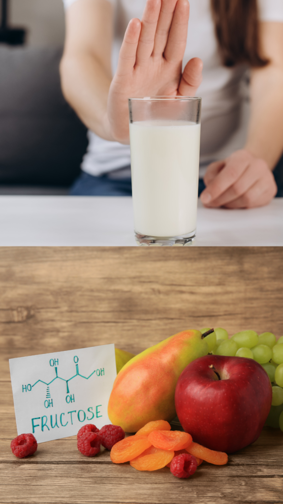 Milch abgelehnt, Früchte präsentiert